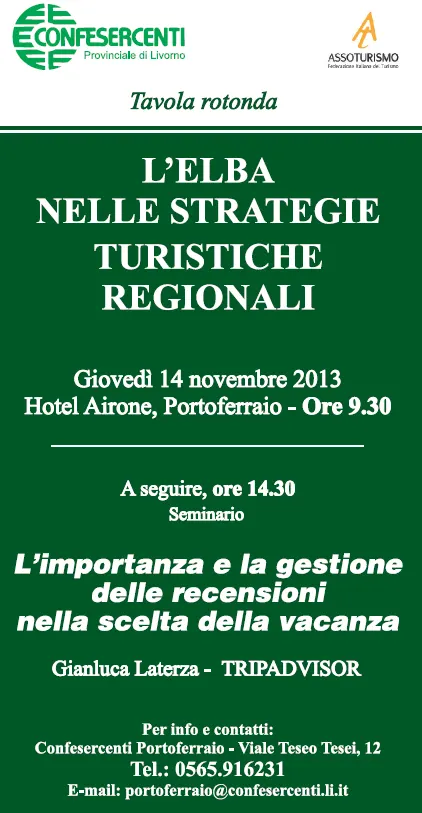 L'Elba nelle strategie turistiche regionali