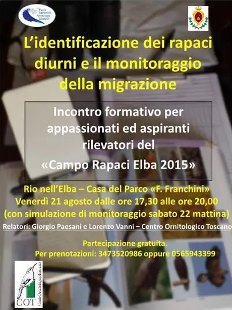 L'identificazione dei rapaci diurni e il monitoraggio della migrazione
