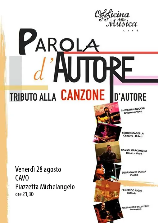 Parola d'Autore - Tributo alla canzone d'autore