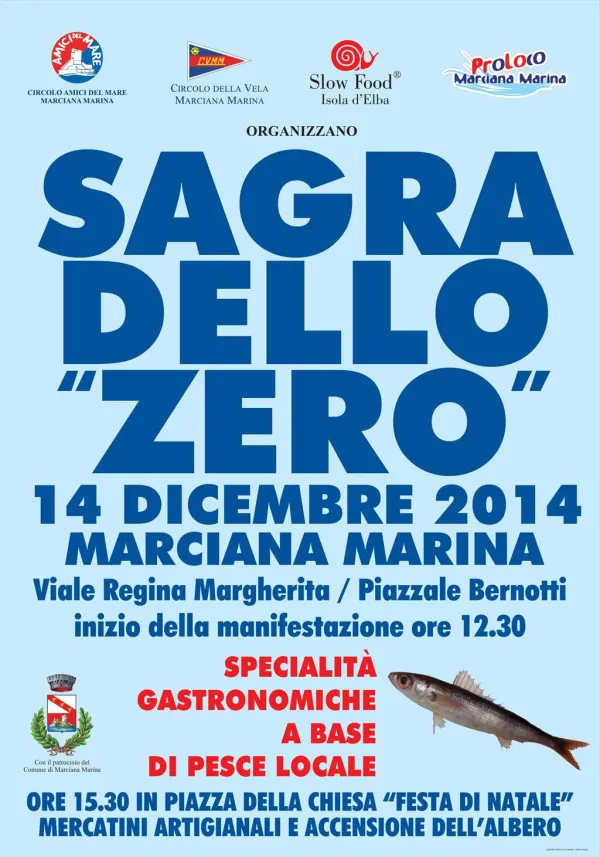 Sagra dello “Zero” e accensione dell'Albero di Natale a Marciana Marina