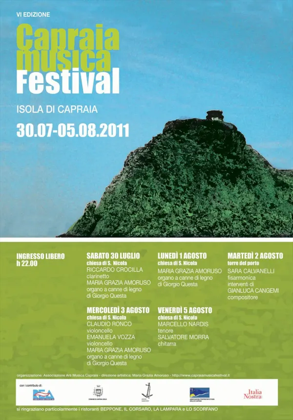 CAPRAIA MUSICA FESTIVAL | 6° edizione