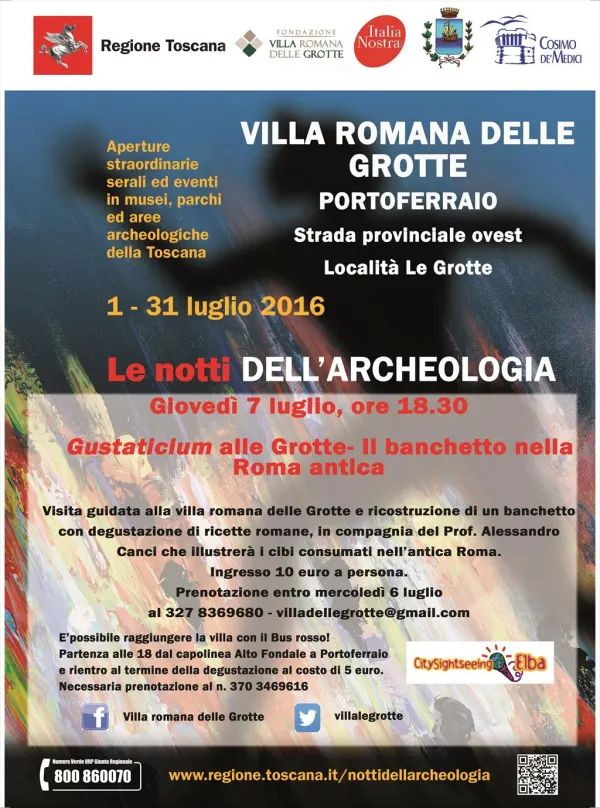 Notti dell’archeologia alla Villa romana delle Grotte