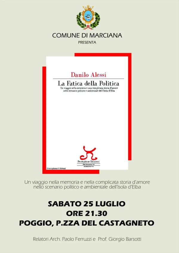 Presentazione libro "La Fatica della Politica"