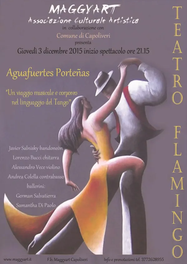 Aguafuertes porteñas - un viaggio musicale e corporeo nel linguaggio del Tango