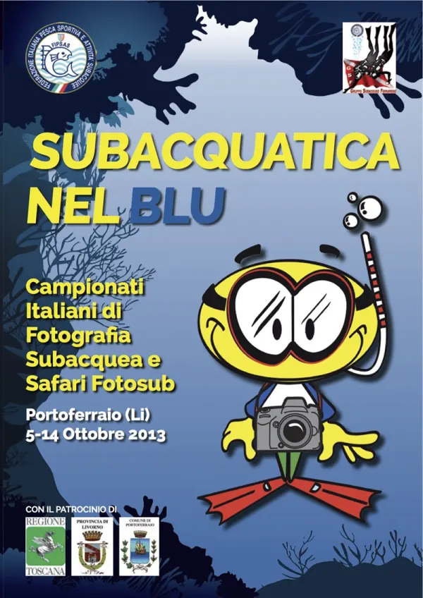 Subacquatica nel Blu