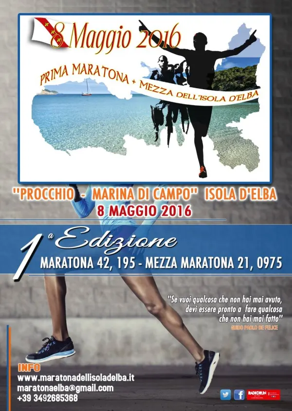 Prima Maratona + Mezza Maratona dell'Isola d'Elba