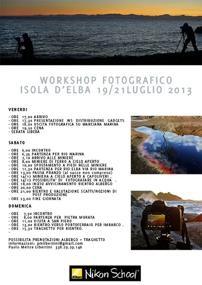Workshop di fotografia con Paolo Meitre Libertini