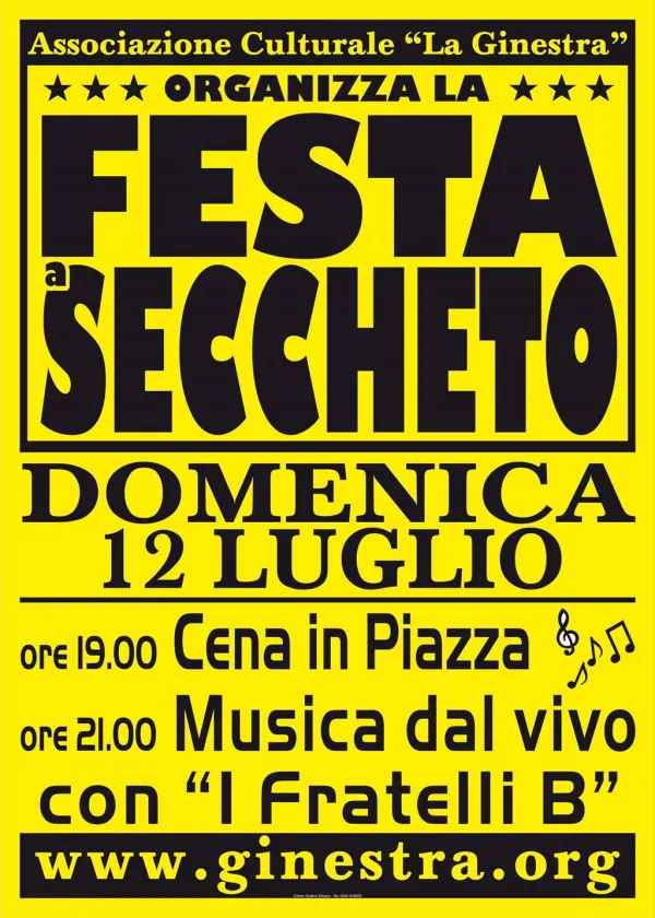 Festa a Seccheto