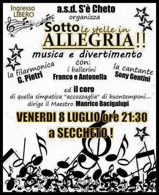 Sotto le stelle in allegria