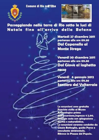 "Passeggiando nella terra di Rio sotto le luci di Natale fino alla Befana"