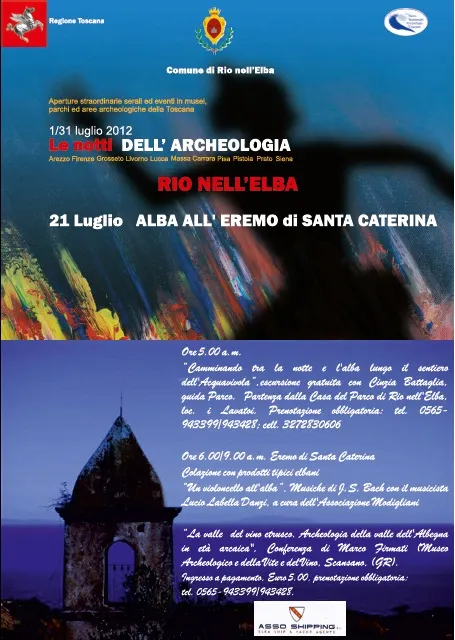 ALBA ALL'EREMO DI S.CATERINA, Le Notti dell'Archeologia