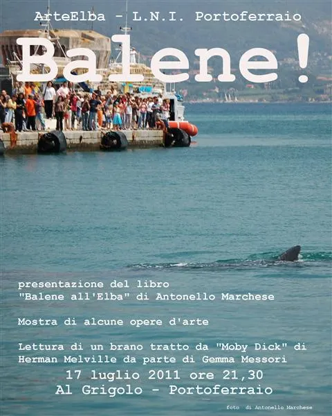 ArteElba - NonSoloArte al Grigolo - Serata dedicata alle "Balene"
