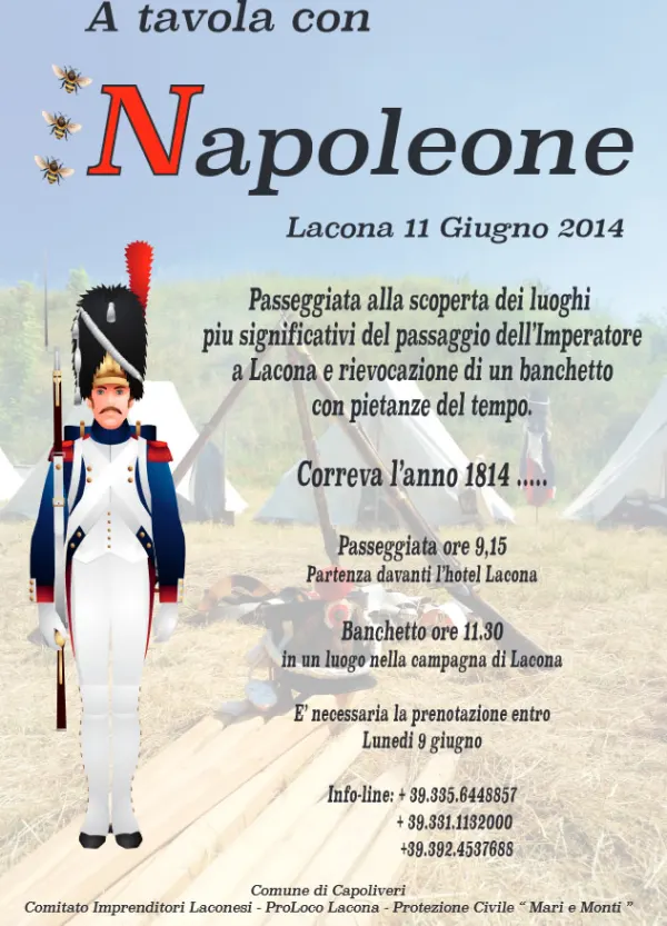 A tavola con Napoleone, rievocazione storica