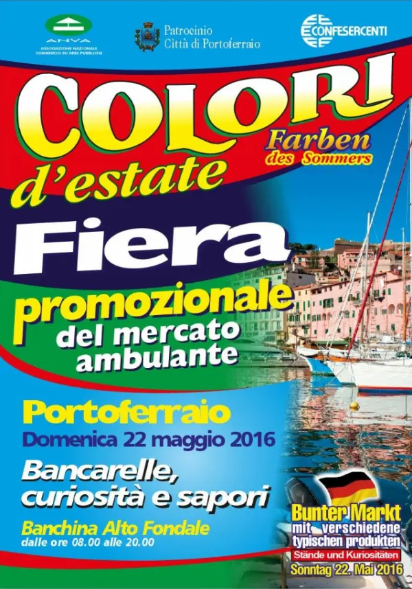 Colori d'estate - Farben des sommers - Fiera promozionale del mercato ambulante