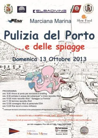 Pulizia del Porto e delle spiagge