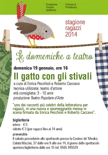 Le domeniche a teatro - Il gatto con gli stivali