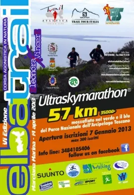 ELBATRAIL: 6° Edizione, 57 km
