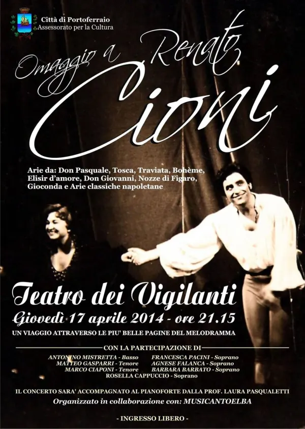 Omaggio a Renato Cioni, musica lirica