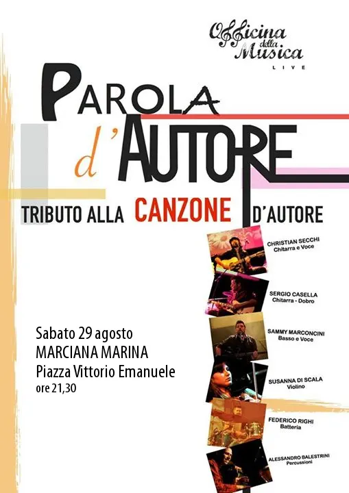 Parola d'Autore - Tributo alla canzone d'autore