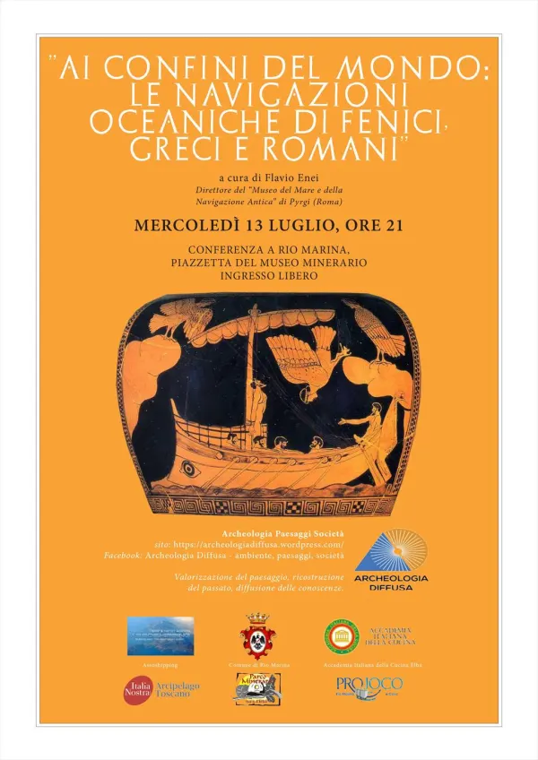 Conferenza "Ai confini del mondo e del mare. Le navigazioni oceaniche di Greci, Fenici e Romani"