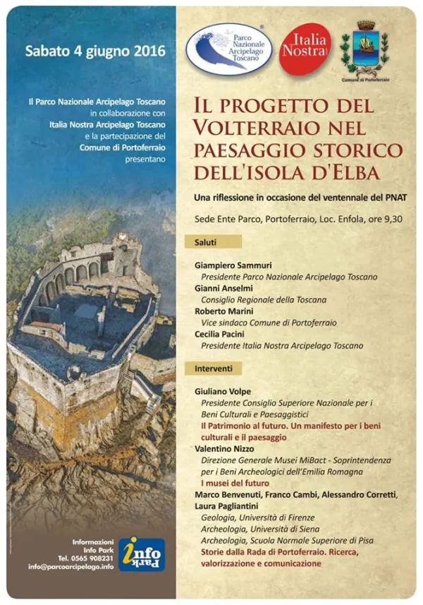Il progetto del Volterraio nel paesaggio storico dell'Isola d'Elba