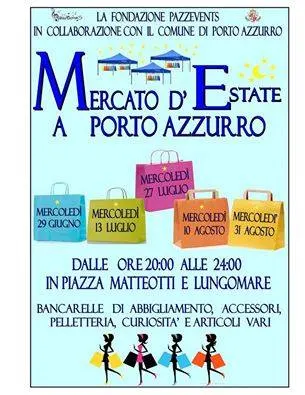 Mercato d'estate a Porto Azzurro