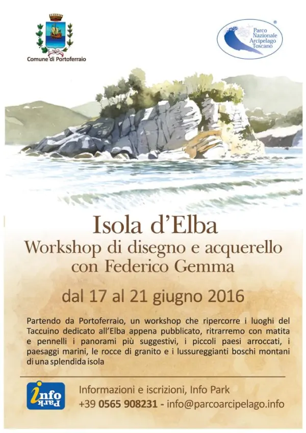 Workshop di acquerello sull'Isola d'Elba - 17/21 giugno