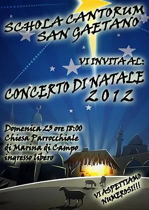 Concerto di Natale a cura della Schola Cantorum di Campo