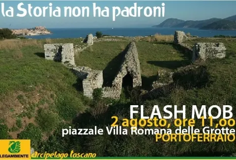 Flash Mob alla Villa romana delle grotte - La storia non ha padroni