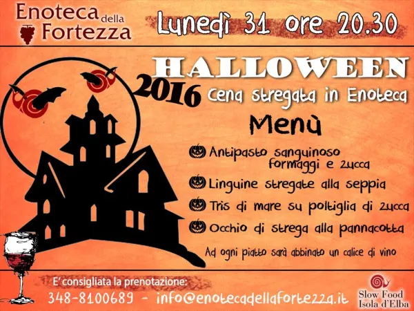 Halloween 2016: cena stregata in Enoteca!
