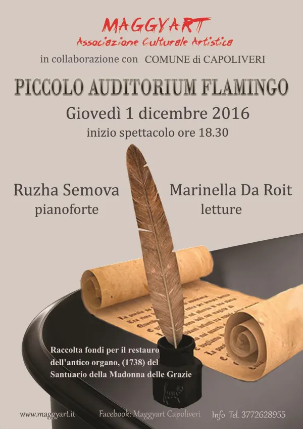 Maggyart presenta Concerto Pianoforte con Ruzha Semova e Marinella Da Roit