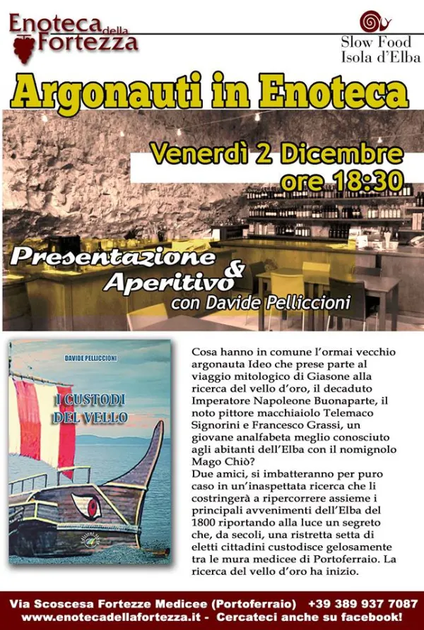 Presentazione del romanzo "I custodi del vello" di Davide Pelliccioni