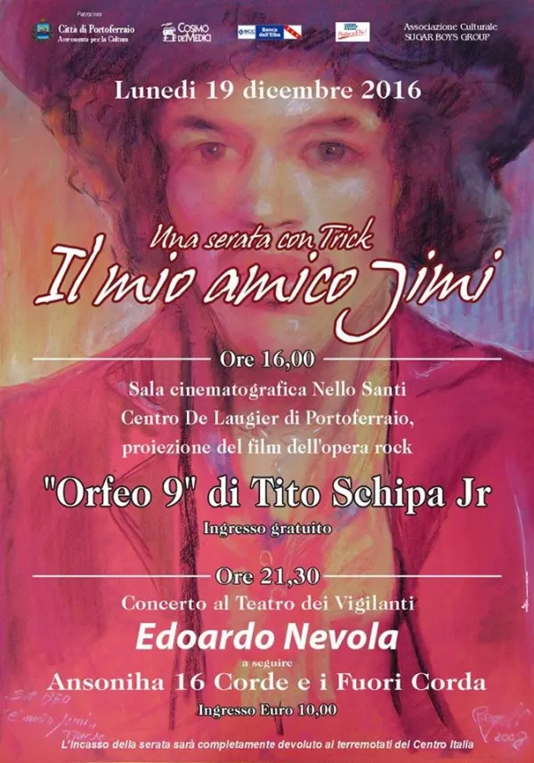 Serata dedicata a Trick “Il mio amico Jimi” Sugar Boys