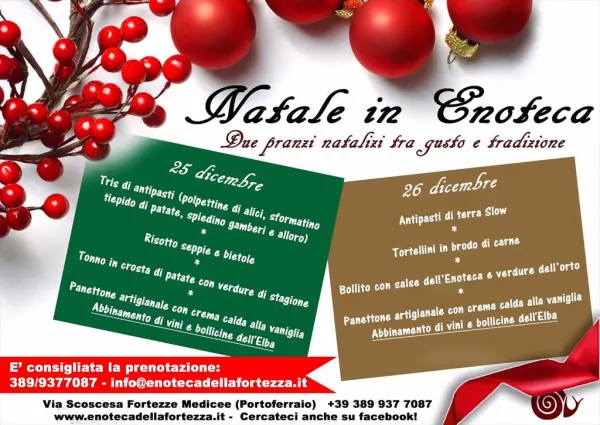 Natale in enoteca