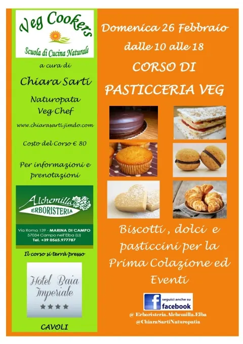 Corso di pasticceria vegana