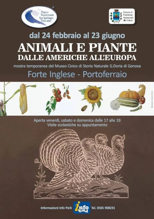 Mostra "Animali e piante dalle Americhe all'Europa"