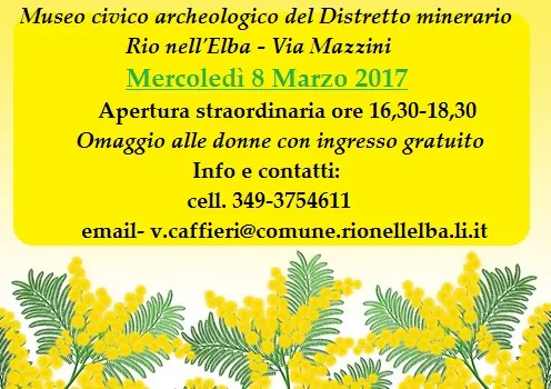 Omaggio alle donne - Ingresso gratuito al Museo archeologico e minerario