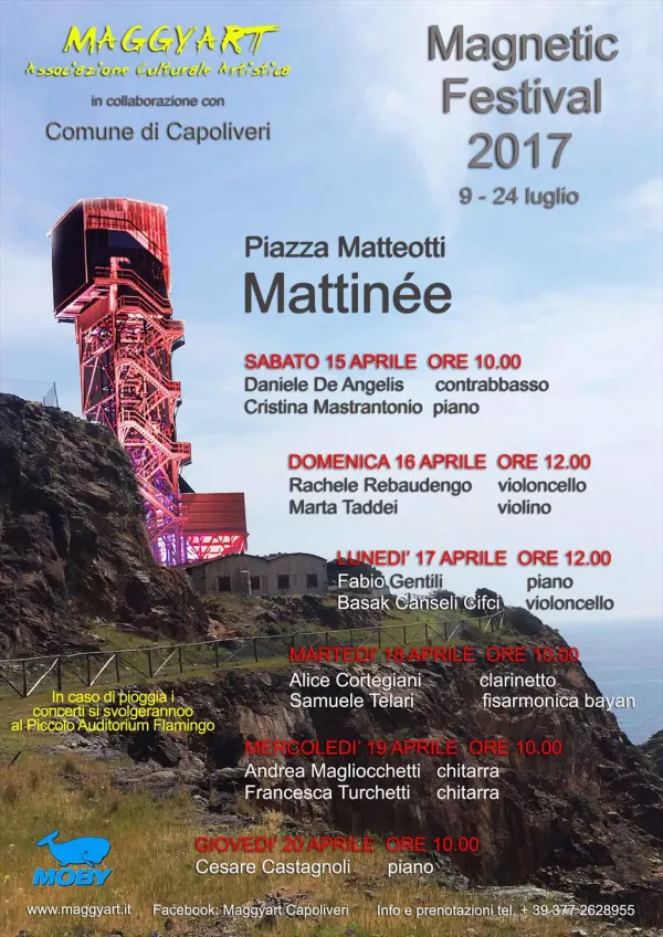 Matinée dal 15 al 20 Aprile - Promozione Magnetic Festival 2017