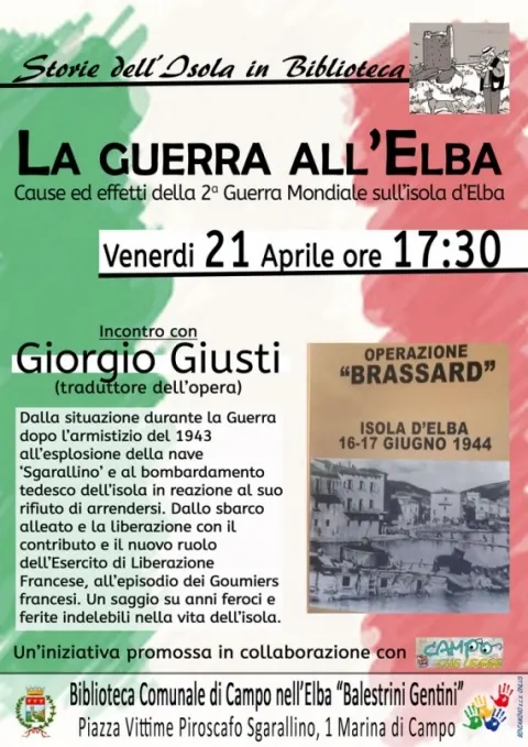 Giorgio Giusti racconta "La guerra all'Elba"