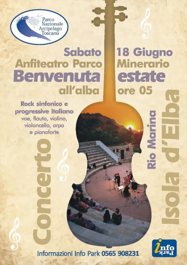 Benvenuta estate all'alba