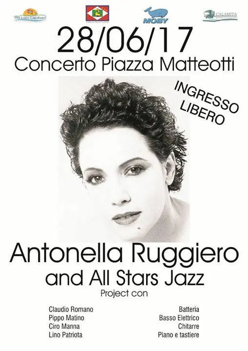 Antonella Ruggiero and All Stars Jazz - rinviato 29 giugno