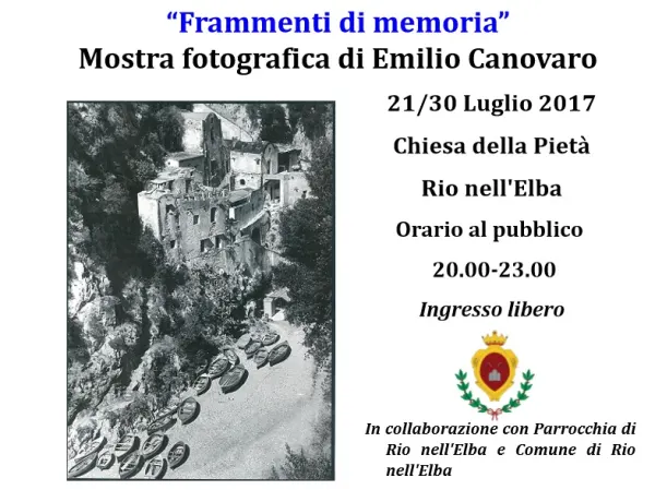 Frammenti di memoria- Mostra fotografica di Emilio Canovaro