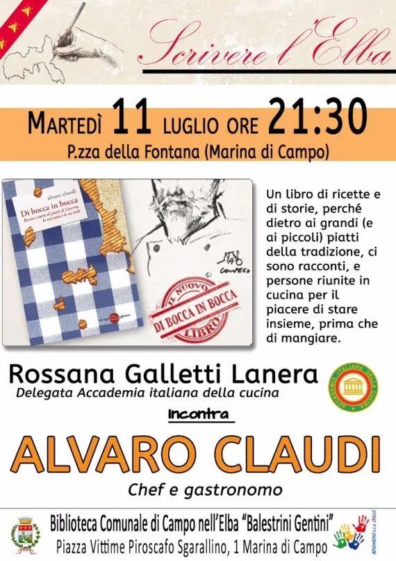 Presentazione libro "Di bocca in bocca" - Alvaro Claudi