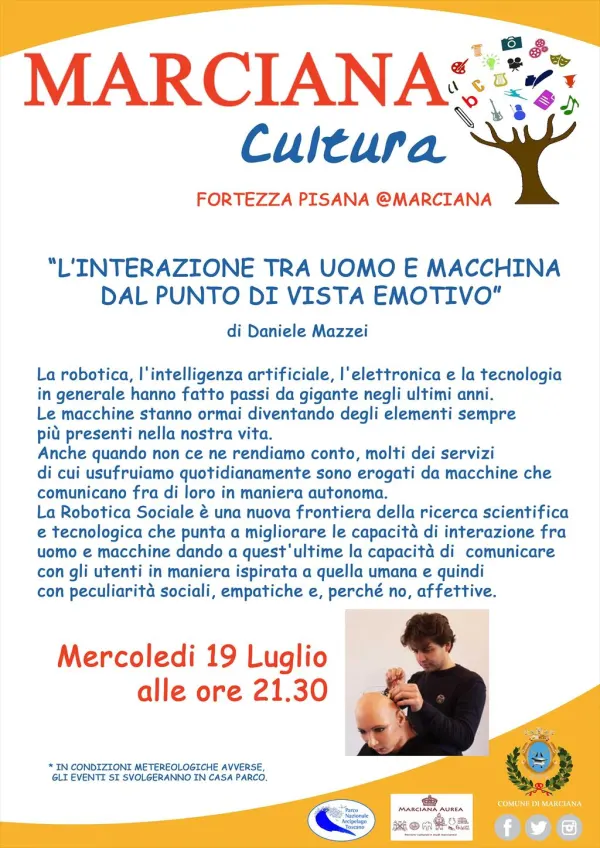 MARCIANA CULTURA-“L’INTERAZIONE TRA UOMO E MACCHINA DAL PUNTO DI VISTA EMOTIVO"