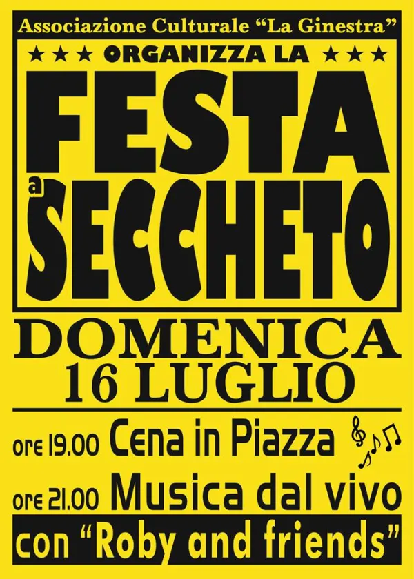 Festa a Seccheto