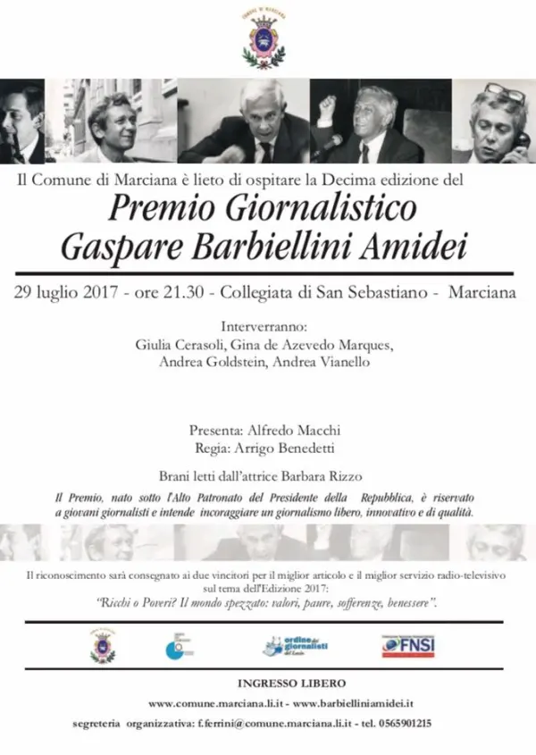 Premio giornalistico Gaspare Barbiellini Amidei
