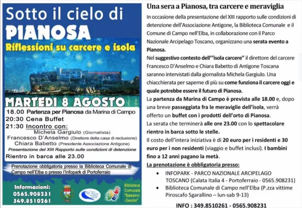 Sotto il cielo di Pianosa