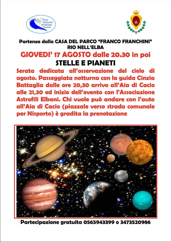 SERATA DEDICATA ALLE STELLE