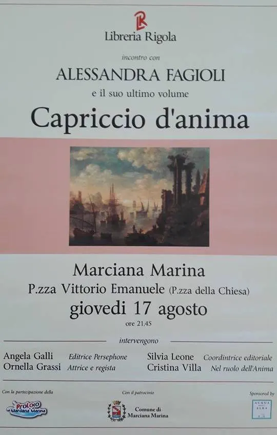 Presentazione libro "Capriccio d'anima" - Alessandra Fagioli