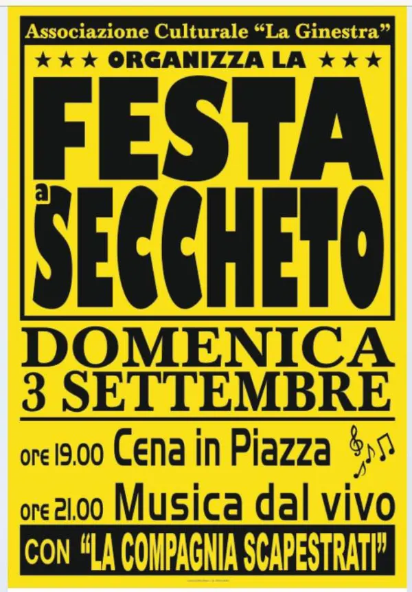 Festa a Seccheto
